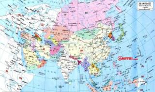 亚洲有几个国家,分别叫什么国 亚洲48个国家的名字