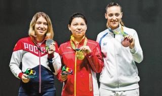 中国夺得奥运会首金